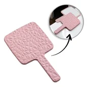 Lusterka do makijażu - Lusterko kosmetyczne z rączką, jednostronne XL wysokość 23cm L24R - miniaturka - grafika 1