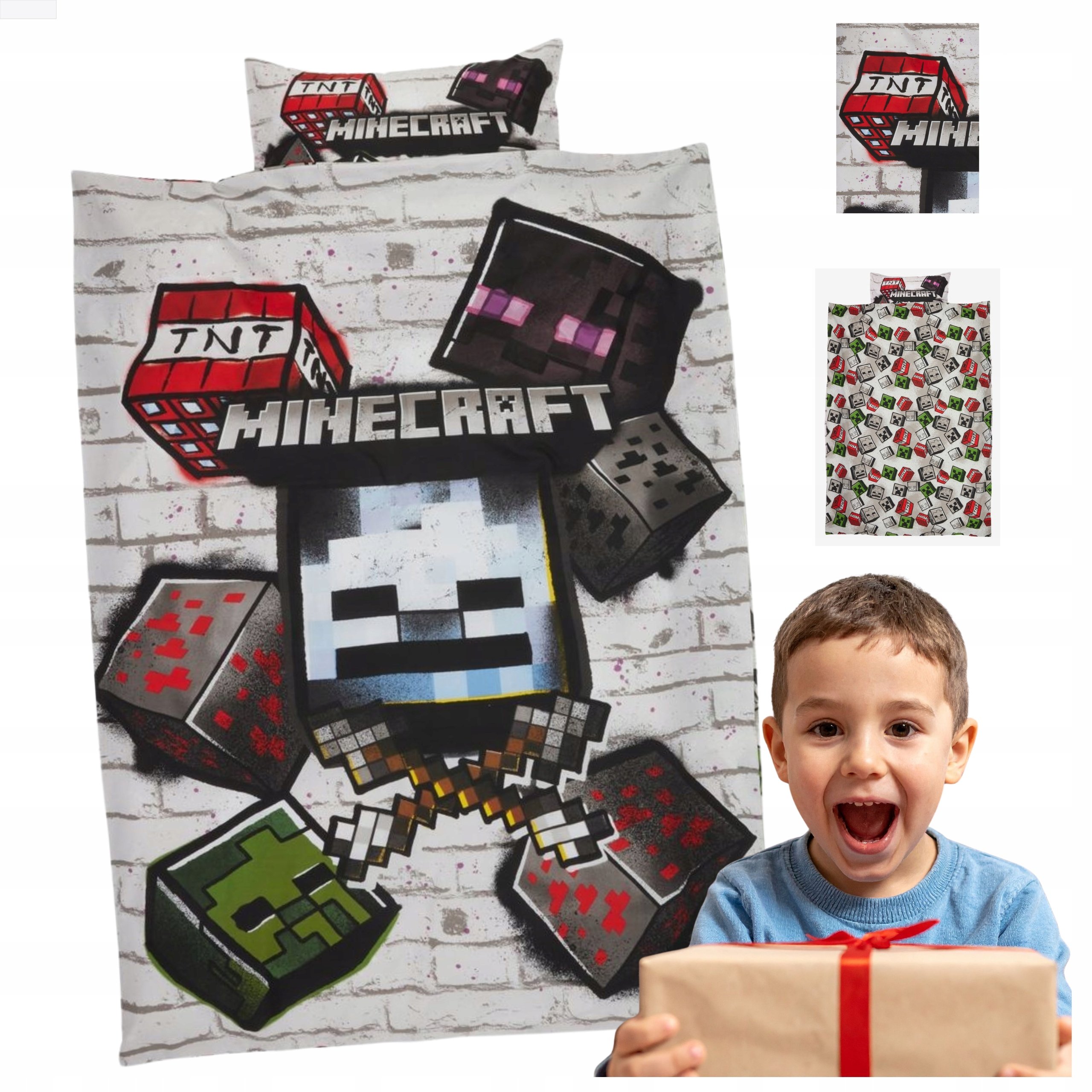 Komplet Pościeli Minecraft 2024 Pościel 135x200 Solidna Dla Dziecka