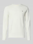 Koszulki męskie - Bluzka z długim rękawem z wyhaftowanym logo - miniaturka - grafika 1