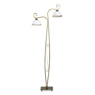 Lampa stojąca WIVARA LP2 GOLD 2xE27 - złoty - Lampy stojące - miniaturka - grafika 1