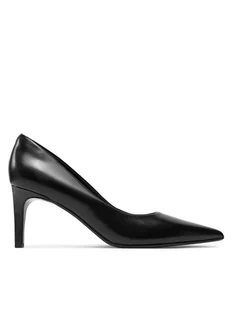 Calvin Klein Szpilki Heel Pump 70 - Brush L HW0HW02446 Czarny - Czółenka - miniaturka - grafika 1