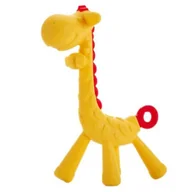 Gryzaki dla dzieci - BOCIOLAND Gryzak silikonowy Żyrafa żółto-czerwona, 1 szt. - miniaturka - grafika 1