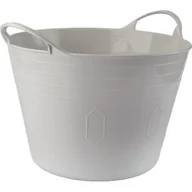 Kosze na bieliznę - Kosz wielofunkcyjny 15 l szary beż - miniaturka - grafika 1