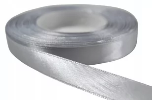 Wstążka satynowa TASIEMKA 32mb x 12mm SZARY WS40 - Scrapbooking - miniaturka - grafika 1