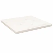 Meble modułowe i akcesoria - vidaXL Blat stołu, biały, 50x50x2,5cm, lite drewno sosnowe, kwadratowy - miniaturka - grafika 1