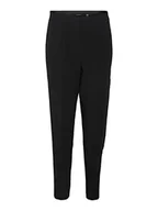 Spodnie damskie - VERO MODA Vmsandy Hr Tapered Pant Petite Noos spodnie damskie, czarny, (XXS) W / 28L - miniaturka - grafika 1