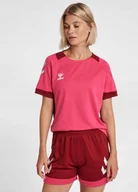 Koszulki i topy damskie - HUMMEL T-SHIRT SPORTOWY DAMSKI RÓŻOWY XS 2Z9D5_D* - miniaturka - grafika 1