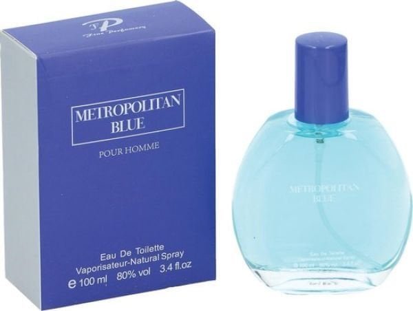 Fine Perfumery, Metropolitan Blue, Eau De Toilette, For Men, 100 ml For Men