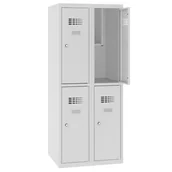 Meble do szkół i przedszkoli - Szafa dla dzieci do szkoły MSUS 322 S z miejscem na książki i plecak - miniaturka - grafika 1