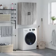 Szafki na klucze - vidaXL Szafka wisząca, szary dąb sonoma, 69,5x34x90 cm - miniaturka - grafika 1