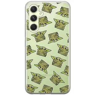 ERT GROUP etui na telefon Samsung A54 5G, case oryginalny i oficjalnie licencjonowany przez Star Wars, wzór Baby Yoda 008, optymalnie dopasowane, plecki z TPU częściowo przeźroczyste - Etui i futerały do telefonów - miniaturka - grafika 1