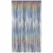 Dekoracje sali - Fotościanka kurtyna opalizująca srebrny - miniaturka - grafika 1