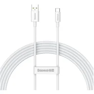 Kable - Kabel USB do USB-C Baseus Superior 100W 2m (biały) - miniaturka - grafika 1