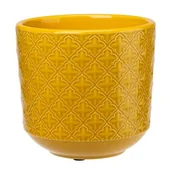 Donice - Osłonka ceramiczna VIOLA 11 żółty - miniaturka - grafika 1