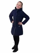 Kurtki jeździeckie - Kurtka zimowa młodzieżowa LINDE AW 22/23 - QHP - navy - miniaturka - grafika 1