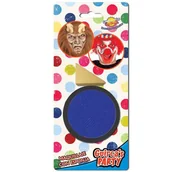 Gadżety dla niej i dla niego - Guirca Make-up party "Farba do makijażu z gąbeczką", niebieska, GUIRCA , 9 g GU15624 - miniaturka - grafika 1