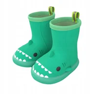 Buty dla dziewczynek - KALOSZE DZIECIĘCE REKINY SHARK-i GUMOWE BUTY 35-36 - miniaturka - grafika 1