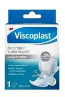 Apteczki i materiały opatrunkowe - Plaster Viscoplast, Super Miękki, uniewersalny, biały, do cięcia, 1m x 6cm, 1 sztuka - miniaturka - grafika 1