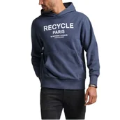 Bluzy męskie - Bluza męska Superdry Studios Rcycl City sportowa z kapturem granatowa-M/L - miniaturka - grafika 1