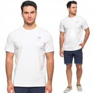 Koszulki męskie - T-shirt Koszulka Męska Mini Nadruk Krótki Rękaw Bawełna Wygodna 2XL MORAJ - miniaturka - grafika 1