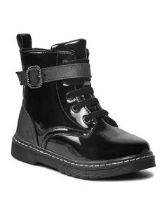 Buty dla dziewczynek - Nelli Blu Kozaki CMYF0068H-30 Czarny - grafika 1