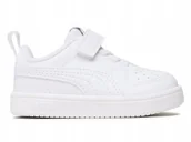 Buty dla dziewczynek - Buty Dziecięce Puma Rickie 384314-01 Białe 25 - miniaturka - grafika 1