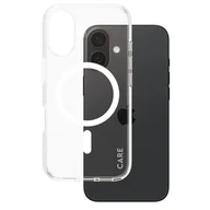 Etui i futerały do telefonów - Etui PANZERGLASS Flagship Case MagSafe do Apple iPhone 16 Przezroczysto-biały - miniaturka - grafika 1