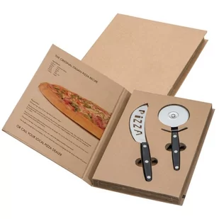 Zestaw Do Krojenia Pizzy Stal Nierdzewna 2 Części - Noże kuchenne - miniaturka - grafika 1