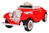 Pojazdy elektryczne dla dzieci - NoName Pojazd Mercedes Benz Retro Typ 540A Czerwony PA.A200.CR - miniaturka - grafika 1