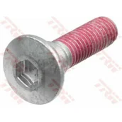 Tarcze hamulcowe - Zestaw żrub, tarcza hamulcowa TRW MSS122-4 - miniaturka - grafika 1