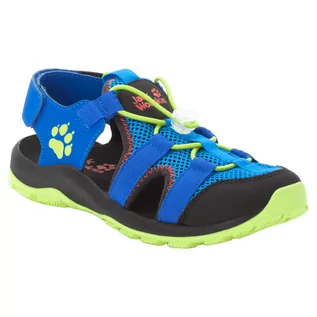 Buty dla chłopców - Sandały dziecięce OUTDOOR ACTION SANDAL K blue / lime - 28 - grafika 1