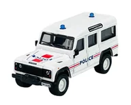 Samochody i pojazdy dla dzieci - BBURAGO EMERGENCY LAND ROVER DEFENDER 110 POLICJA 1:47 32003 - miniaturka - grafika 1