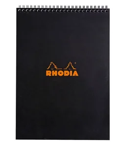 Notatnik Rhodia A4, linie, czarny - Notesy i bloczki - miniaturka - grafika 1