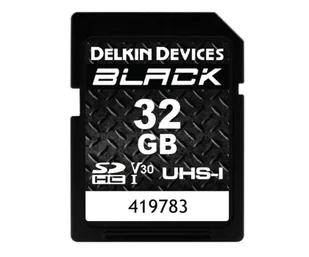 Delkin Devices 32GB SDHC BLACK Rugged UHS-I V30 - Karty pamięci - miniaturka - grafika 1
