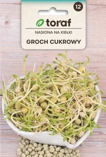 Groch cukrowy typ Affyla na kiełki nasiona 50g Toraf - Nasiona i cebule - miniaturka - grafika 1