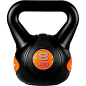 Kettlebell - MOVIT Hantle Kettlebell - 8 kg, czarny / pomarańczowy - miniaturka - grafika 1