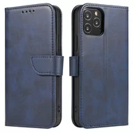 Etui i futerały do telefonów - Magnet Hurtel Case elegancki futerał etui pokrowiec z klapką i funkcją podstawki Xiaomi Redmi 9 niebieski - miniaturka - grafika 1