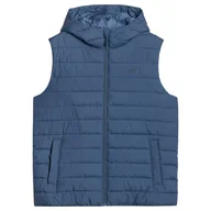 Kamizelki męskie - Kamizelka męska 4F Vest Jacket M225 Rozmiar: XL / Kolor: niebieski - miniaturka - grafika 1