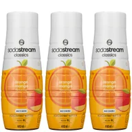 Syropy i koncentraty owocowe - 3x SYROP SODASTREAM POMARAŃCZA MANGO BEZ CUKRU SOK DO WODY 9L NAPOJU - miniaturka - grafika 1