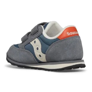 Saucony Originals Baby Jazz HL, Buty dziecięce Unisex, Szary niebieski pomarańczowy, 40 - Buty dla dziewczynek - miniaturka - grafika 1
