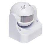 Czujniki ruchu i zmierzchu - Aigostar - Zewnętrzny czujnik ruchu na podczerwień 230V IP44 biały - miniaturka - grafika 1