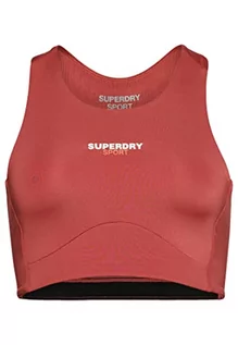 Biustonosze - Superdry Core Active Biustonosz Bielizna damska, Marsala Brown, 16 - grafika 1