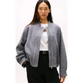 Kurtki damskie - Tommy Hilfiger Wełniana kurtka bomber Bleecker Regular Fit - miniaturka - grafika 1