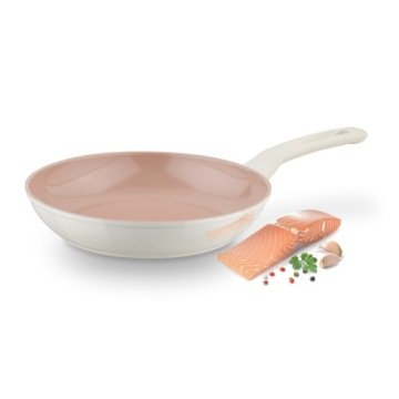 Patelnia Ceramiczna Indukcja Gaz Solidna Kremowa Mała Konighoffer Flar 24cm