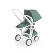 Wózki dziecięce - Wózek Greentom Reversible white - sage - miniaturka - grafika 1