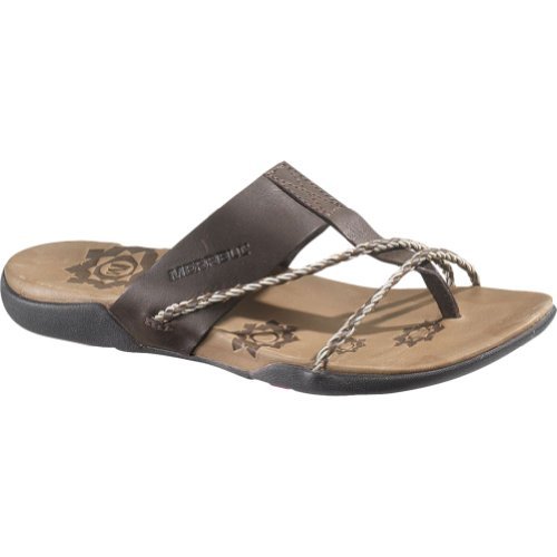 Merrell Amber japonki damskie, brązowy - Braun Espresso - 36 EU