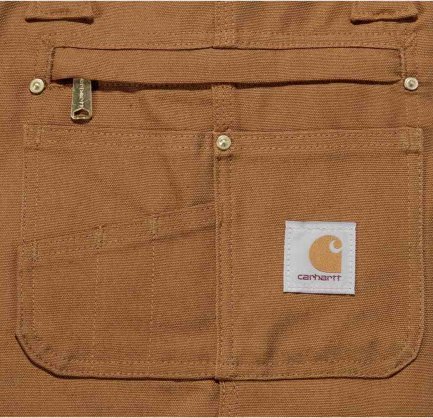 Carhartt Ogrodniczki Bib Overall Brown W32/L32