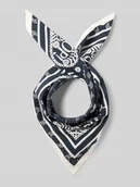 Apaszki i szaliki damskie - Chusta z detalem z logo - miniaturka - grafika 1