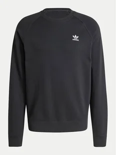adidas Bluza Trefoil Essentials IW5792 Czarny Regular Fit - Bluzy męskie - miniaturka - grafika 1
