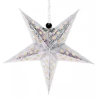 Ozdoby bożonarodzeniowe - GWIAZDA PAPIEROWA 3D ZAWIESZKA ŚWIĄTECZNA DUŻA - miniaturka - grafika 1